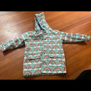 Harley girls rain coat size 5 rainbow